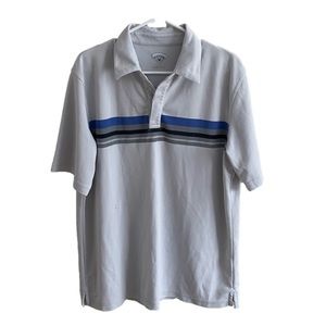 Callaway Short Sleeve Polo Golf Tee Shirt | Light Grey